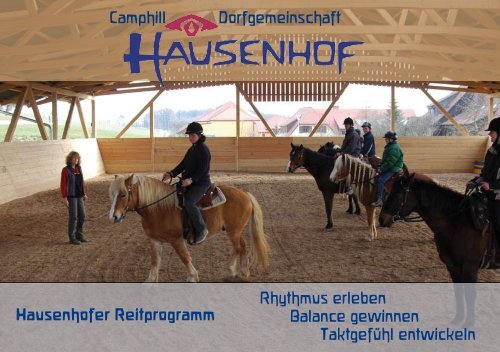 Hausenhofer Reitprogramm - Dorfgemeinschaft Hausenhof