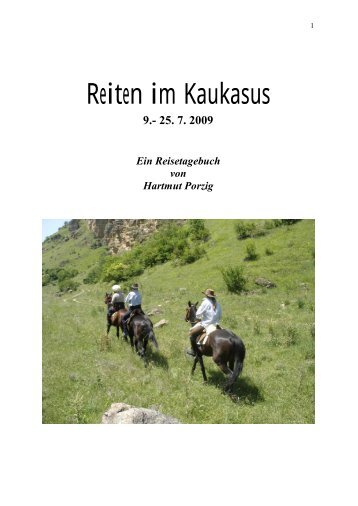 Reiten im Kaukasus - pharma-geo-forum.ch