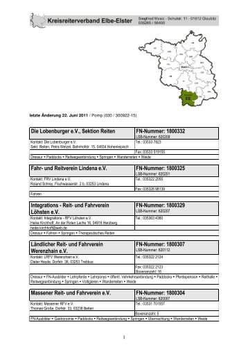 letzte Änderung 22. Juni 2011 / Pomp - Reiten in Berlin und ...