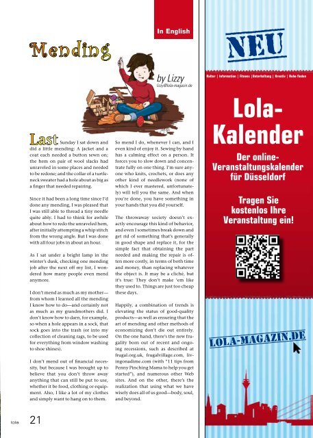 TOP Angebot! - lola - Das Magazin für Düsseldorf