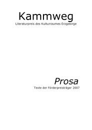 Prosa - Kulturraum Erzgebirge-Mittelsachsen