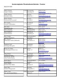 8ondermitglieder Pferdehaltende Betriebe - Franken