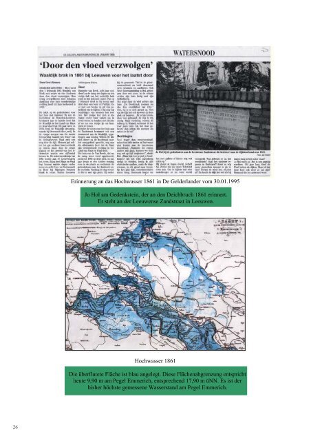 Hochwasser 1809 - Hochwasserplattform