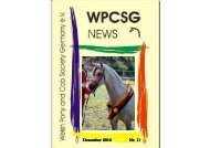 WPCSG News 12.10.pub - Welsh Pony and Cob Society Germany e.V.