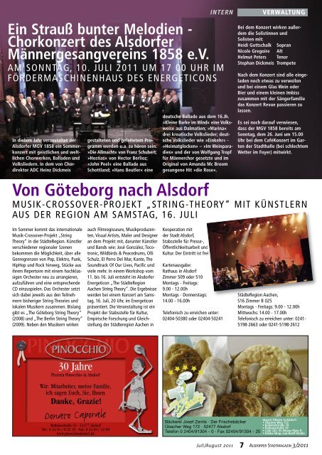 Ausgabe 45 - Alsdorfer Stadtmagazin