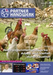 Partner Handwerk 1/2011 - Kreishandwerkerschaft Aachen