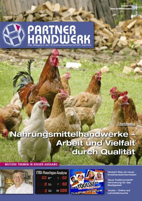 Partner Handwerk 1/2011 - Kreishandwerkerschaft Aachen