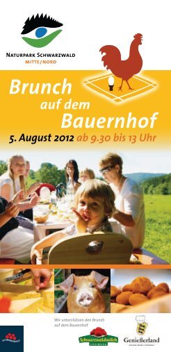 beim Brunch auf dem Bauernhof