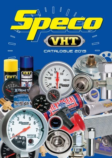 Speco and VHT Catalogue 2015