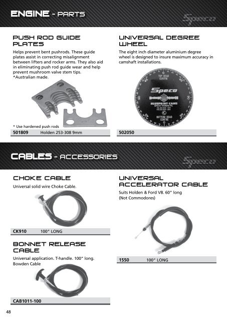 Speco and VHT Catalogue 2015