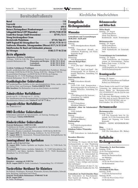 Blickpunkt Ausgabe 34-2010.pdf - Stadt Winnenden