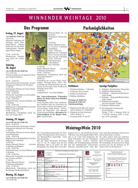 Blickpunkt Ausgabe 34-2010.pdf - Stadt Winnenden