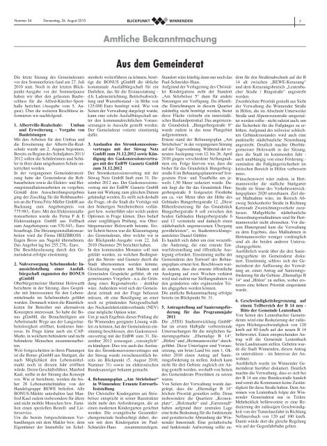 Blickpunkt Ausgabe 34-2010.pdf - Stadt Winnenden