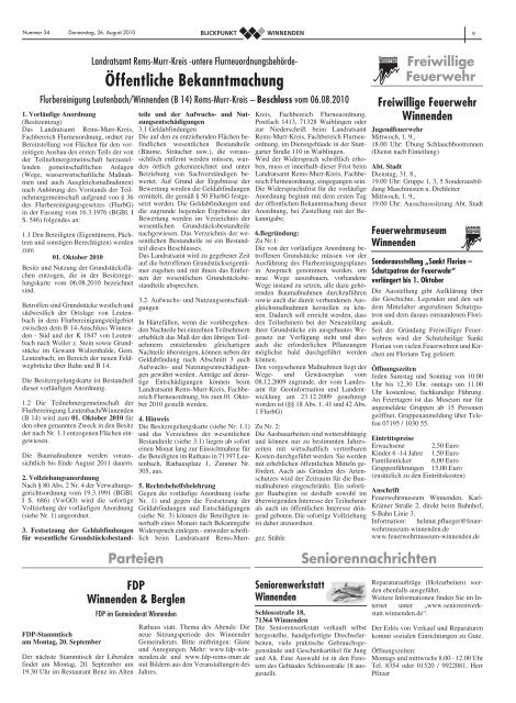 Blickpunkt Ausgabe 34-2010.pdf - Stadt Winnenden