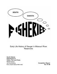 Early Life History of Sauger in Missouri River ... - e.library-Home