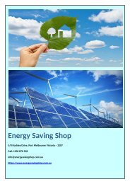 Why Should You Use Solar Systems at Home - Energy Saving Shop