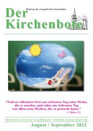 Internet kibo Aug Sep.pdf - Ev.-luth.Kirchengemeinde Marktredwitz