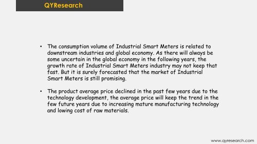 Global Industrial Smart Meters market is expected to reach 104.79 million USD by the end of 2022