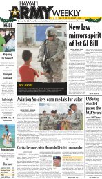 Army Template (Page A1) - U.S. Army Garrison-Hawaii