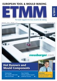 Hot Runners and Mould Components - ETMM-Online