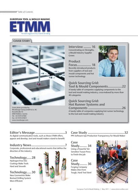 Hot Runners and Mould Components - ETMM-Online