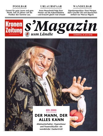 s'Magazin usm Ländle, 8. Juli 2018