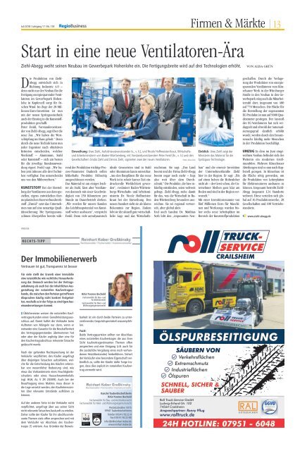 RegioBusiness Nr. 193 - 07/2018