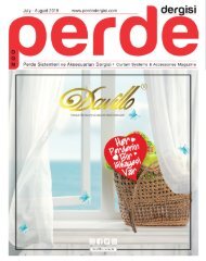 Perde Dergisi Temmuz Ağustos 2018
