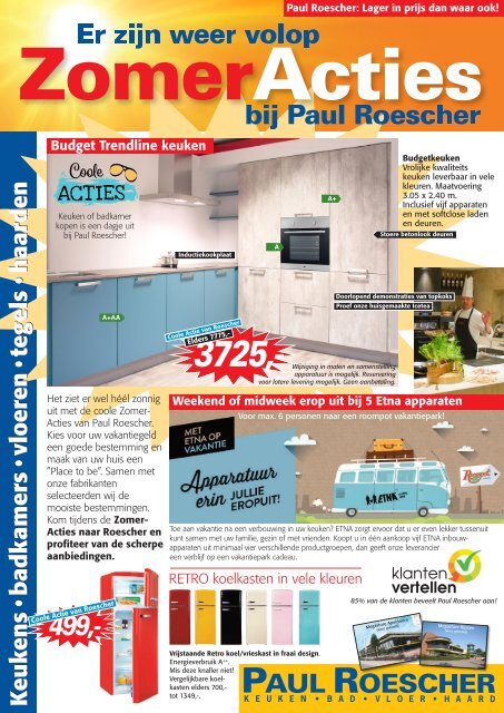 Paul Roescher Zomeracties 2018