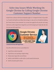 Google Chrome Technical Help Support Number +1-833-445-7444 USA/Canada