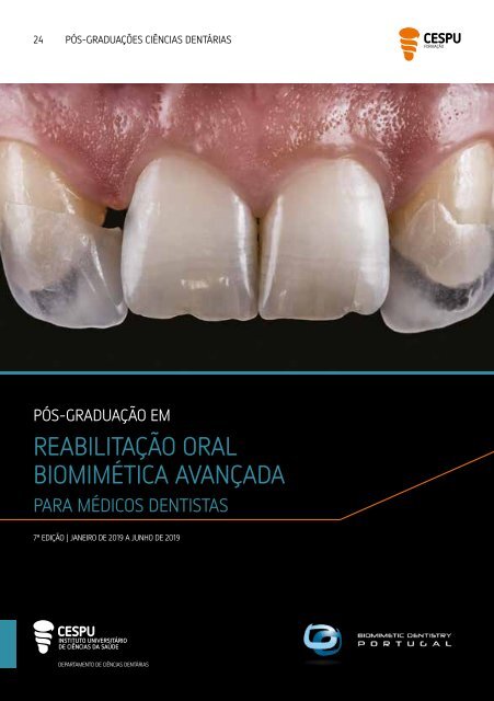 CESPU | Pós-Graduações em Medicina Dentaria