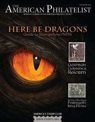 The American Philatelist - July 2018