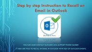 1-800-208-9523 Step by step Instruction to Recall an Email in Outlook