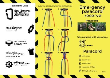 Parakord booklet