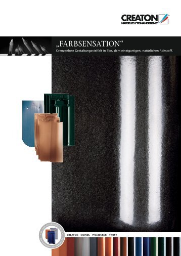 Farbprospekt "FARBSENSATION" - Creaton AG