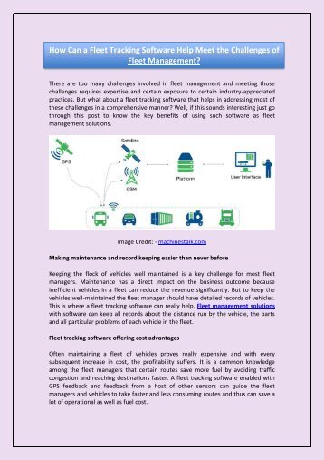 How Can a Fleet Tracking Software Help Meet the Challenges of Fleet Management