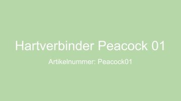 Hartverbinder Peacock 01 - Dames Ketting Hanger