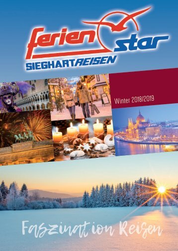 Sieghart Reisen Winterkatalog 2018/2019