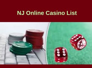 NJ Online Casino List