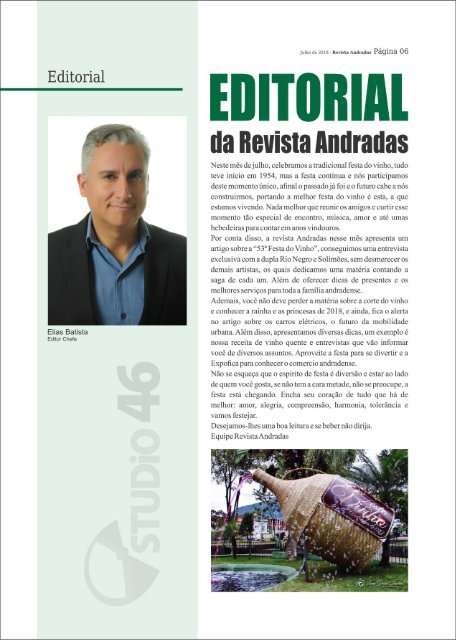 Revista Andradas 2018 - Elias Batista