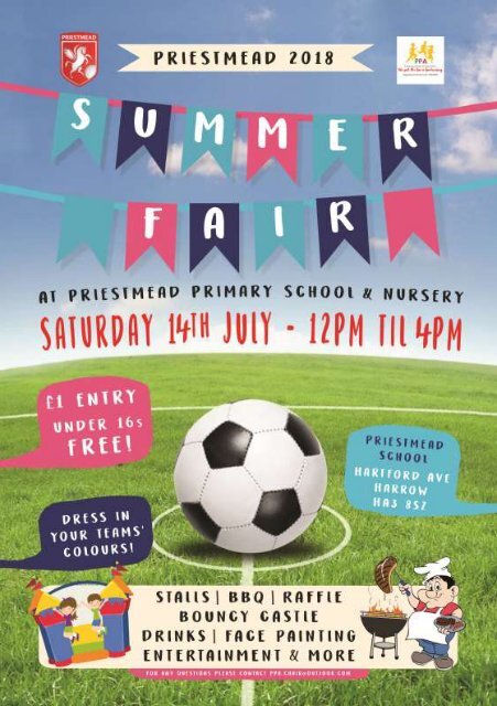 Priestmead Summer Fair Brochure 2018