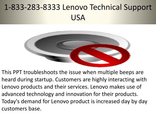 Resolve Any Bug 1-833-283-8333 Lenovo Phone Number