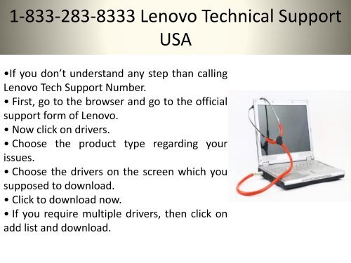 Resolve Any Bug 1-833-283-8333 Lenovo Phone Number