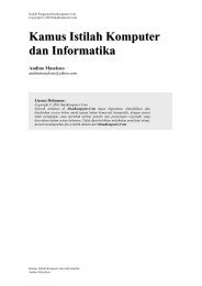 Kamus Istilah Komputer dan Informatika - Index of