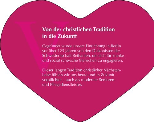 Zuhause in christlicher Geborgenheit - AGAPLESION BETHANIEN ...