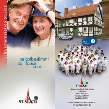 selbstbestimmt zu Hause sein - Sixtischwestern St. Sixti Northeim