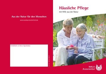 Häusliche Pflege - WALA Arzneimittel