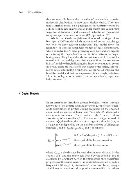 Bioinformatics, Volume I Data, Sequence Analysis and Evolution