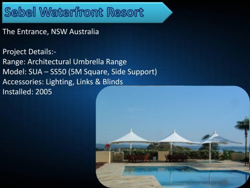 Street Umbrellas Australia&#039;s All Commercial Projects