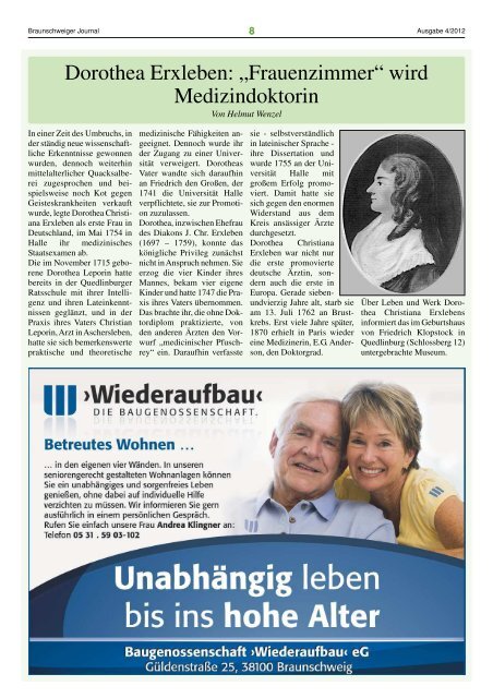 Ausgabe 4/12 (pdf) - Cyty-Braunschweig